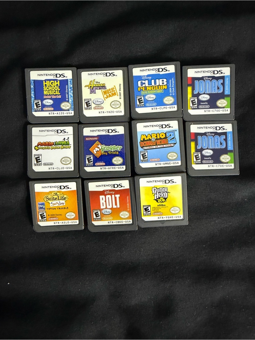 Nintendo DS Game Cartridge Collection